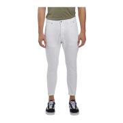 Alex K2671 Tapered Jeans i hvid