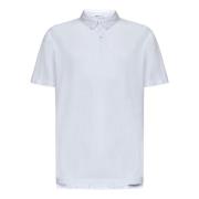 Hvide T-shirts og Polos med knaplukning foran