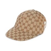 Brun Canvas Logo Print Cap