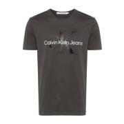 Grå T-shirts og Polos fra Calvin Klein