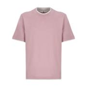 Pink T-shirt til mænd