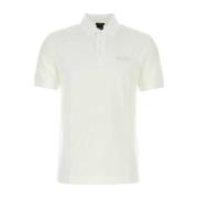 Hvid Piquet Polo Shirt