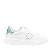 Hvide Aqua Læder Sneakers