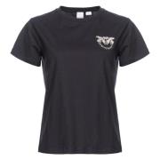 T-shirt med mini broderet Love Birds logo