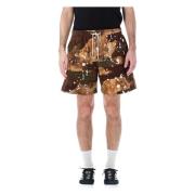 Camo Dryppende Shorts Stilfuld Moderne Mand