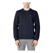 Blå Langærmet Sweatshirt