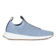 Stretch Stof Slip-On Sneakers