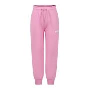Sporty Pink Fleece Bomuldsbukser