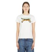 Tiger Pixel Grafisk T-Shirt