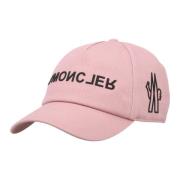 Pink Baseball Cap med Logo