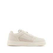 Off White Suede Sneaker