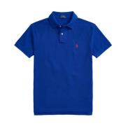 Blå Ribbet Polo T-shirts og Polos