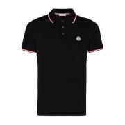 Klassisk Sort Polo Shirt med Logo