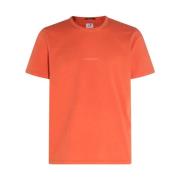 Orange Bomuld T-shirt - Livlig Opgradering