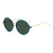 Gold Green Sunglasses