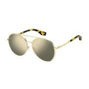 Guld/Grå Guld Solbriller
