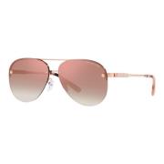 Rose Gold/Pink Shaded Sunglasses