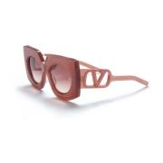 V - SOUL Solbriller i Pink White Gold/Pink Shaded