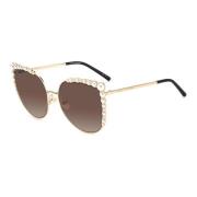 Rose Gold/Brown Shaded Sunglasses