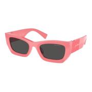 Mørk Pink/Mørk Grå Solbriller