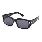 SILVANO-02 Sunglasses, Shiny Black/Grey