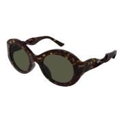 Havana/Green Sunglasses