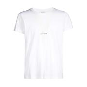 Hvid T-Shirt - Regular Fit - 100% Bomuld