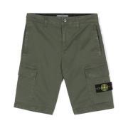 Grønne Cargo Shorts