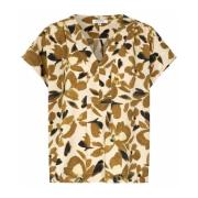 Dull Gold Mabraidy Top med Print