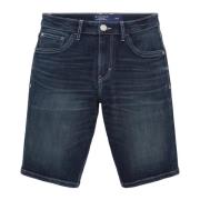 Slim Fit Denim Shorts