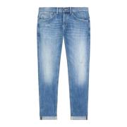 Blå Skinny Fit Vintage Denim Jeans