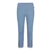 Laurie Piper Regular Crop Trousers Regular 100812 49301 Light Blue Den...