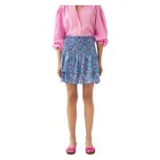 Smocked miniskirt Zena