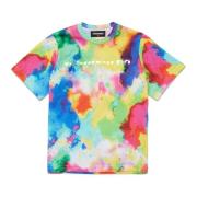 Multifarvet Grafisk T-shirt