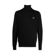 Logo-Broderet Roll-Neck Sweater