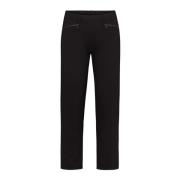Laurie Ruby Straight Sl Trousers Straight 100914 99143 Black Brushed