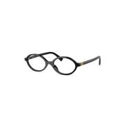 Sorte optiske briller, alsidige og stilfulde