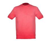 Rød Reverse Cold Ribbet T-shirt