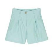 Elegant Taffeta Bermuda Shorts