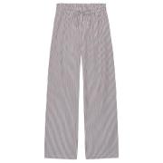 Moon Pants Stripe - Dark Taupe/Ecru - Moshi Moshi Mind