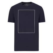 Blå Logo Quadro T-shirts og Polos