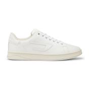 S-Athene Low W - Lave lædersneakers med D-patch