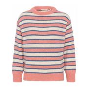 Cream Crrayne Knit Pullover Strik 10613128 Peach Cream Stripe
