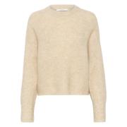 Beige Pullover Sweater Faune Melange