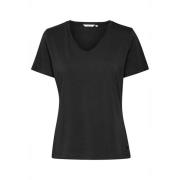 Cream Naia Tshirt Toppe & T-Shirts 10604508 Pitch Black