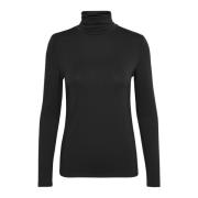 Soaked In Luxury Slhanadi Rollneck Ls Toppe & T-Shirts 30403340 Black