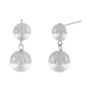 Passion Waterproof Classic Ball Earring Silver Plating