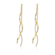 Passion Waterproof Chain Earring 18K Gold Plating