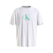 Grøn CK Monogram Bomulds T-shirt