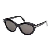 Oval Black Sunglasses